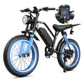 【DUDTN】1500W Peak Fat Tire Electric Bike, Fat-tired assist vehicle.48V 15AH Removable Battery E-Bike, 31MPH Full Suspension All-Terrain Electric Bicycle with Hydraulic Disc Brakes