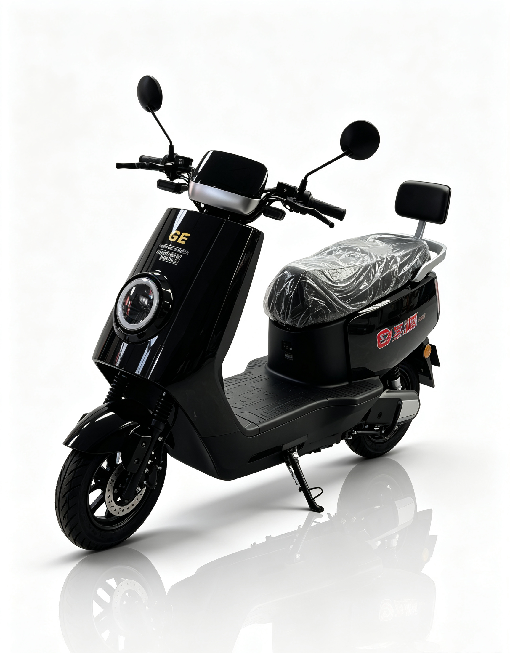 【DUDTN】Adult Urban Electric Scooter Motorcycle | 60KM/H, Available options. Mileage, Optional Front Rear Disc Brake, LED Light with Backrest Free shipping, no additional fees.