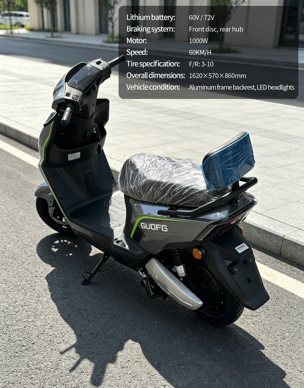 【DUDTN】1000W City Commuter Electric Scooter | 60KM/H Max Speed, Available options. Mileage Adult Electric Motorcycle Free shipping, no additional fees.Ideal for heavy load transportation.