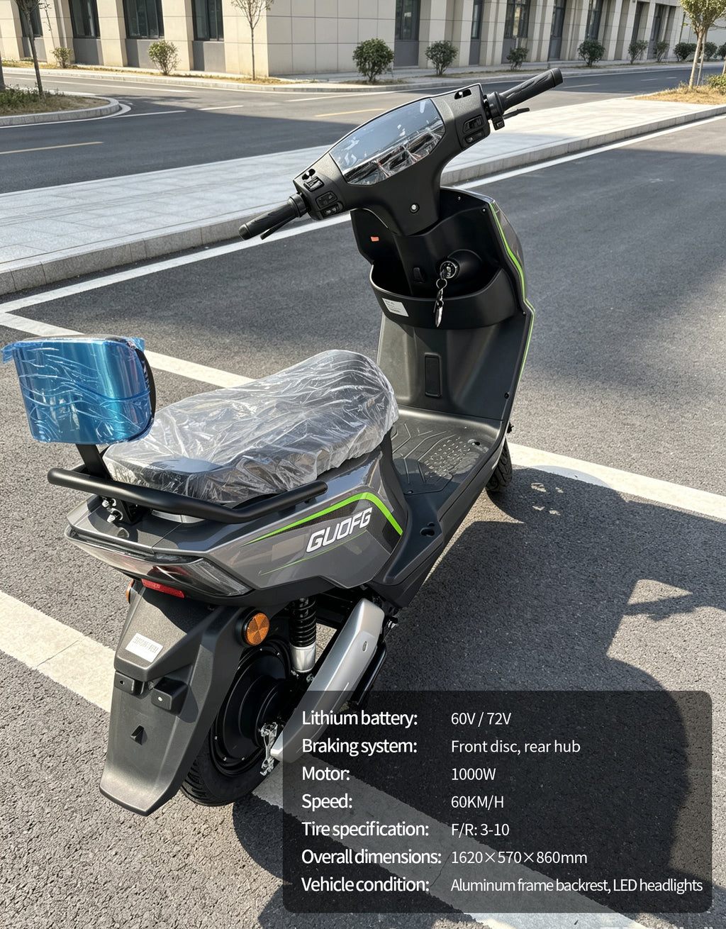 【DUDTN】1000W City Commuter Electric Scooter | 60KM/H Max Speed, Available options. Mileage Adult Electric Motorcycle Free shipping, no additional fees.Ideal for heavy load transportation.