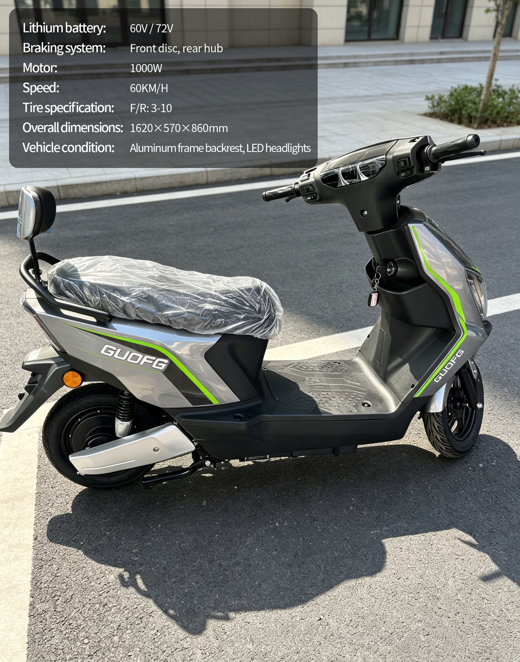 【DUDTN】1000W City Commuter Electric Scooter | 60KM/H Max Speed, Available options. Mileage Adult Electric Motorcycle Free shipping, no additional fees.Ideal for heavy load transportation.
