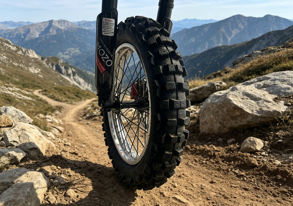 【DUDTN】Heavy Duty Off-Road Electric Motorcycle 52V 28Ah Off-Road Electric Dirt Bike, 70km/h Top Speed 60km Long Range Mountain E-Bike, Full Suspension Electric Motorcycle for Adults