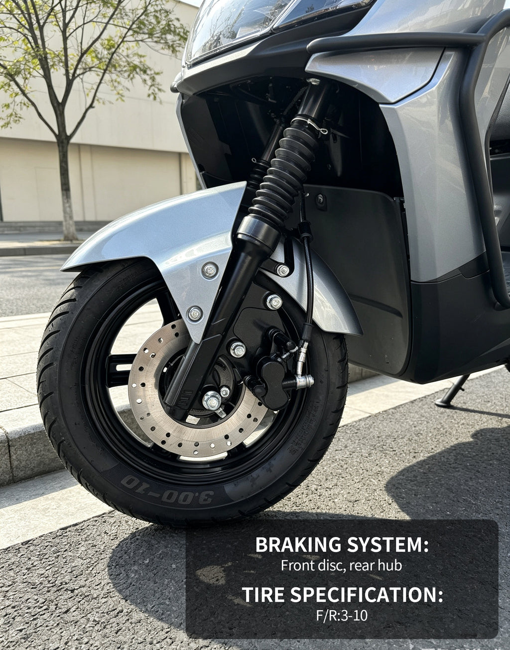 【DUDTN】1000W Adult Electric Scooter Motorcycle | Max Speed 60KM/H, Available options.Range, Front Disc Brake Commuter E-Bike with LED Headlight & Backrest Free shipping, no additional fees.