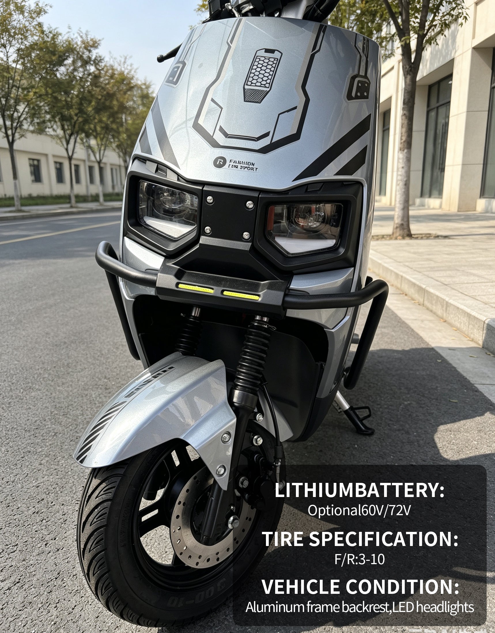 【DUDTN】1000W Adult Electric Scooter Motorcycle | Max Speed 60KM/H, Available options.Range, Front Disc Brake Commuter E-Bike with LED Headlight & Backrest Free shipping, no additional fees.