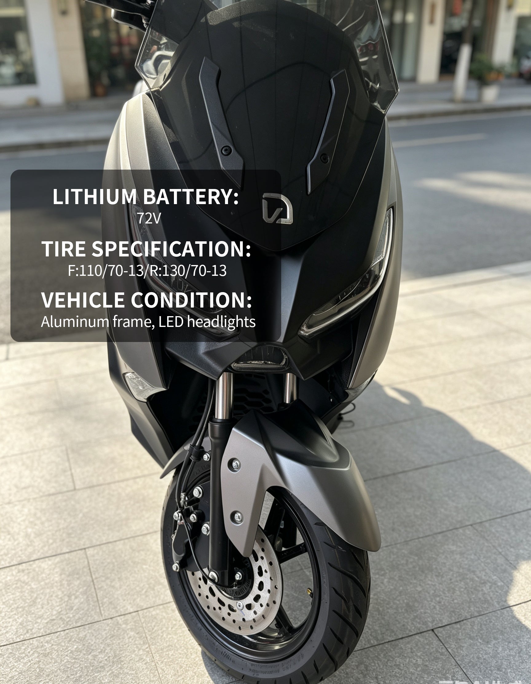 【DUDTN】5000W High Speed Maxi Scooter Electric Motorcycle | 120KM/H Top Speed, Over 250KM Range, 72V60AH Lithium Battery, ABS Linked Disc Brakes Adult E-Scooter Free shipping, no additional fees.
