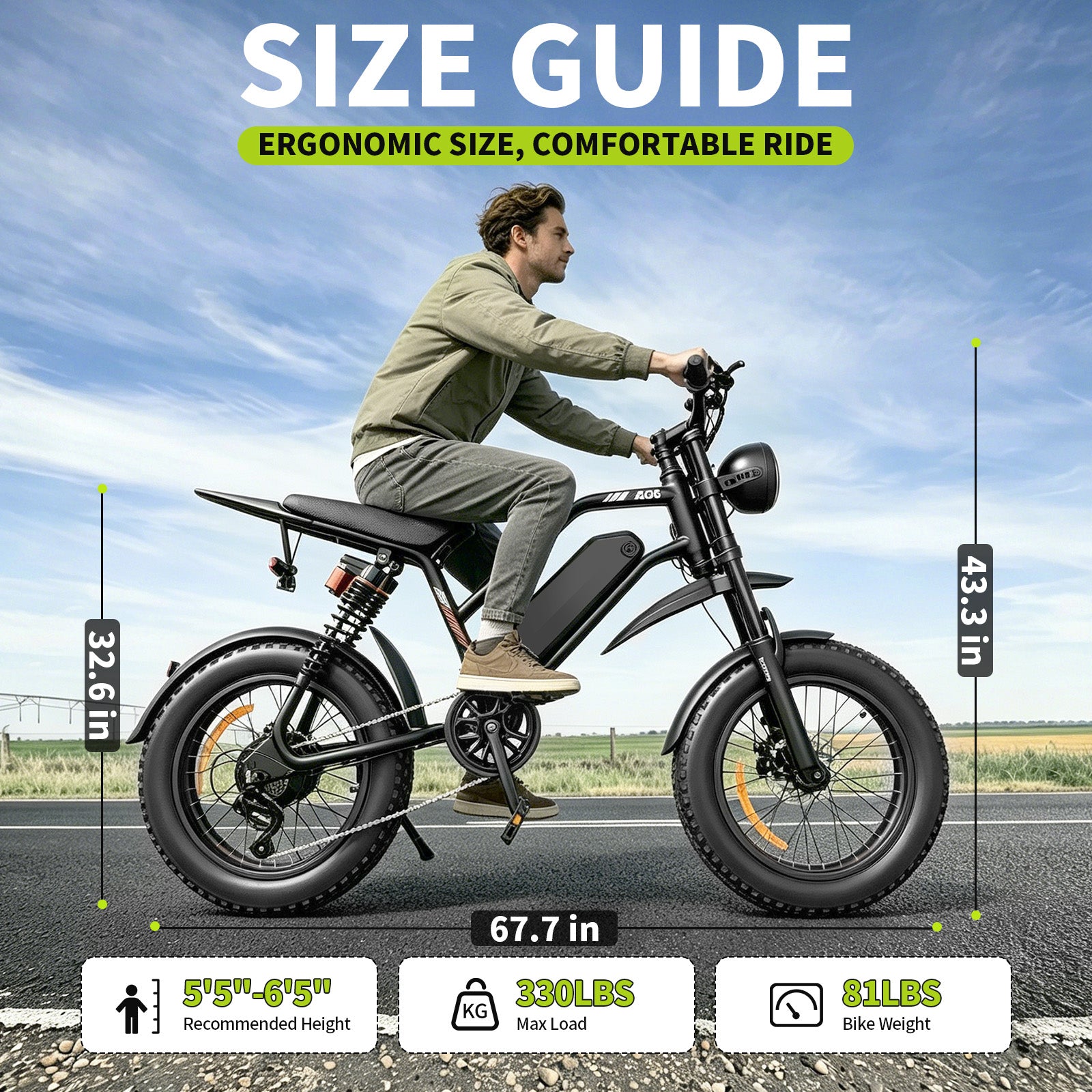 【DUDTN】1500W Peak Fat Tire Electric Bike, Fat-tired assist vehicle.48V 15AH Removable Battery E-Bike, 31MPH Full Suspension All-Terrain Electric Bicycle with Hydraulic Disc Brakes