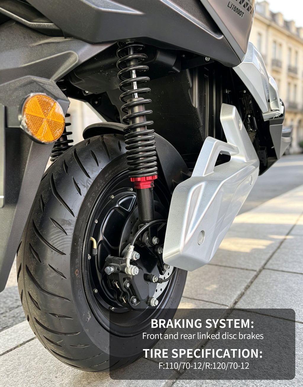 【DUDTN】3000W High Speed Maxi Electric Scooter Motorcycle | 90KM/H Max Speed, Over 180KM Range, Front & Rear Linked Disc Brakes Adult Touring E-Bike Free shipping, no additional fees.