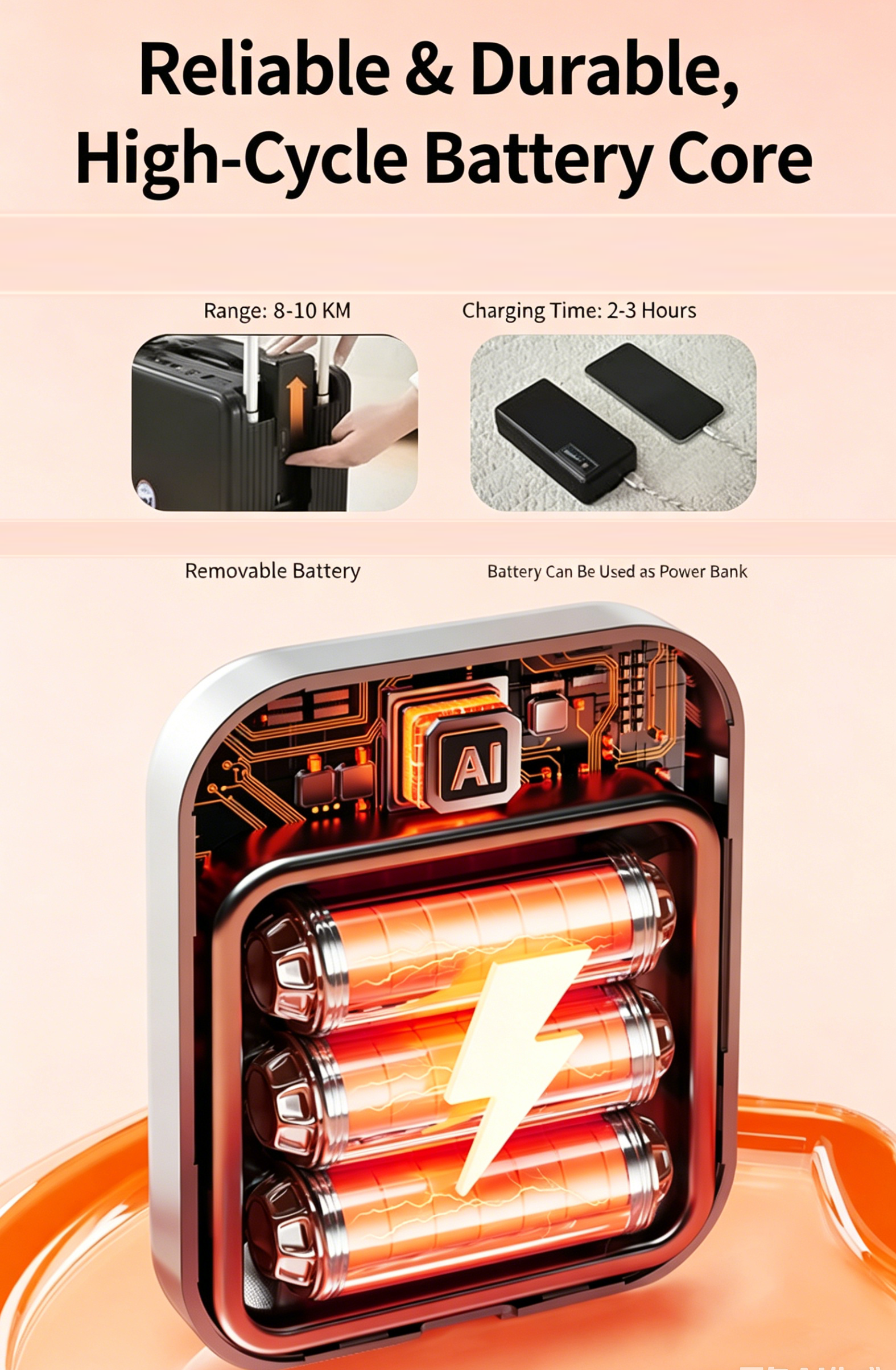 【DUDTN】Built-in capacity of 20 liters. Intelligent electric cycling suitcase can be used for human transportation, tie rod password case,                                               large capacity universal wheel business suitcase.