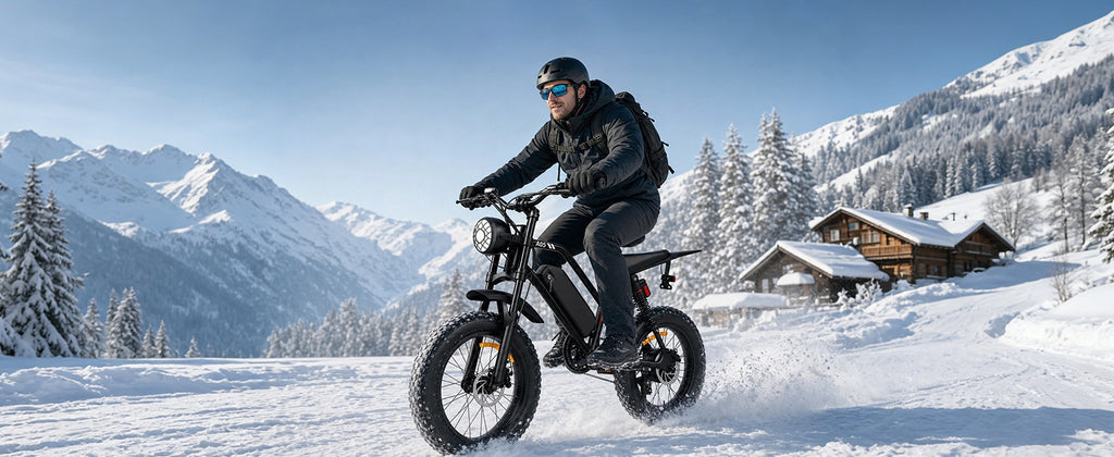 【DUDTN】1500W Peak Fat Tire Electric Bike, Fat-tired assist vehicle.48V 15AH Removable Battery E-Bike, 31MPH Full Suspension All-Terrain Electric Bicycle with Hydraulic Disc Brakes
