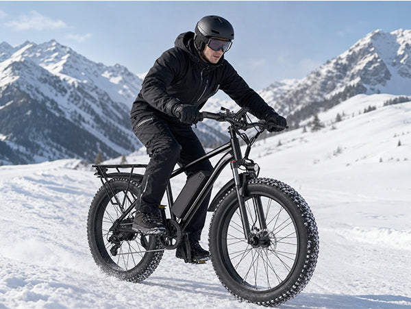 【DUDTN】1500W Peak Fat Tire Electric Bike, 48V 15AH Detachable Battery 32MPH All Terrain E-Bike, Full Suspension Aluminum Frame Electric Mountain Bicycle with Hydraulic Disc Brakes